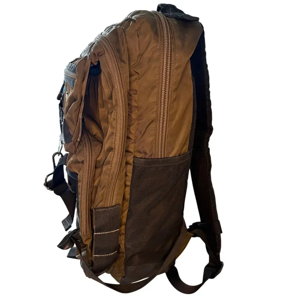 Solo New York Zone Backpack in Olive Khaki Green with Laptop / Lots of Pockets